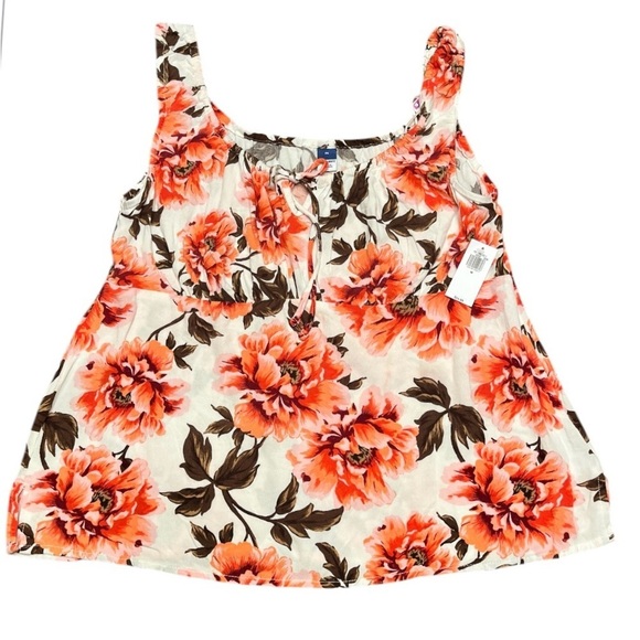 Old Navy Tie Front Crepe Top Size M - Picture 9 of 13